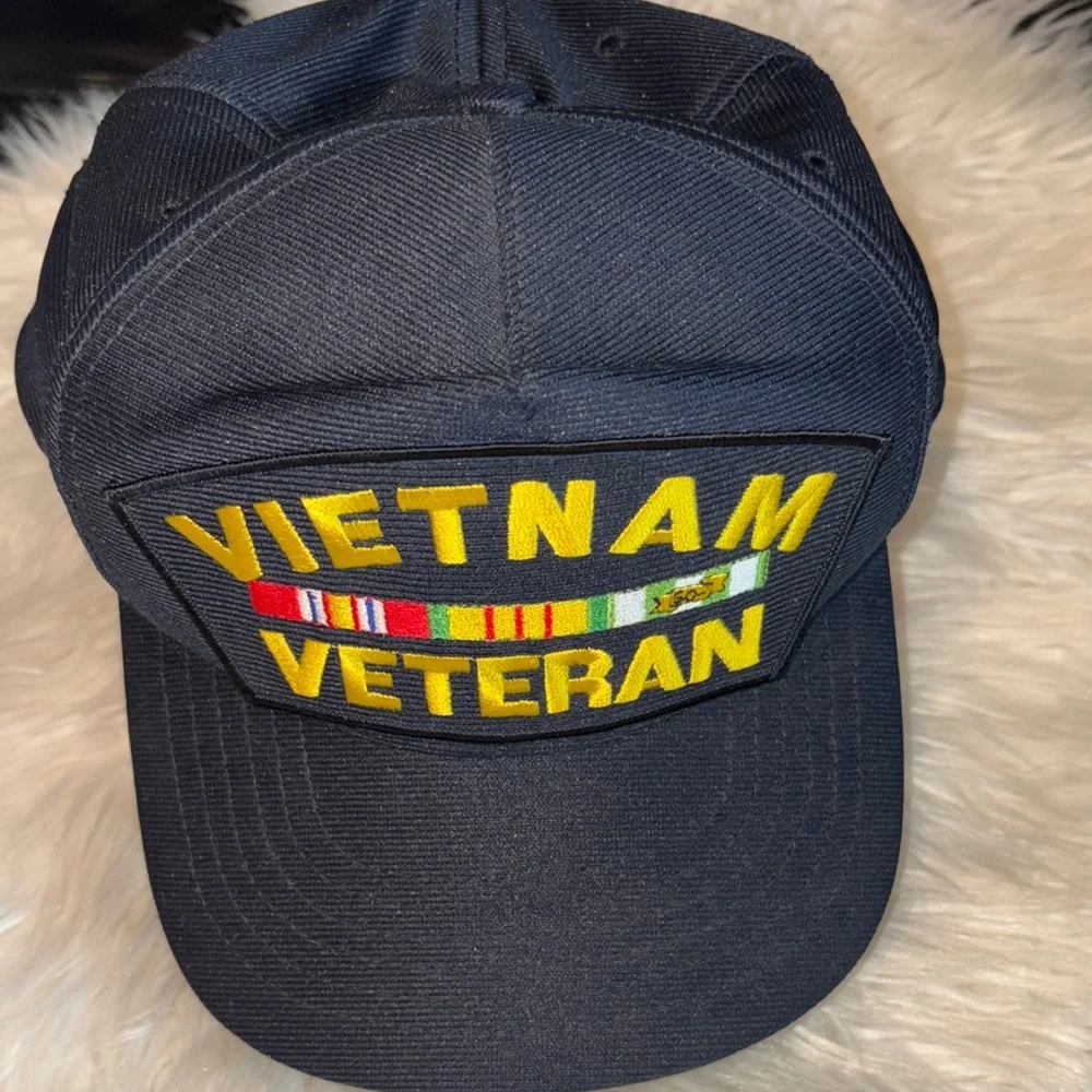 Vietnam Veteran Black Cap